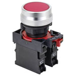 TRUCOMPONENTS 782567 Pushbutton ,Panel Mount,On/On,NO/NC,Scr/term,IP40