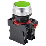 TRUCOMPONENTS 782568 Pushbutton ,Panel Mount,On/On,NO/NC,Scr/term,IP40