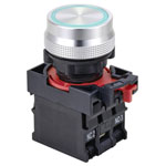 TRUCOMPONENTS 782575 Pushbutton ,Panel Mount,On/On,NO/NC,Scr/term,IP40