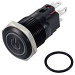 TruComponents 782593 Pushbutton ,Panel Mount,Off/On,SPDT,Solder,IP65