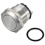 TruComponents 782620 Pushbutton ,Panel Mount,Off/(On),SPST-NO,Solder,IP67