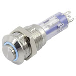 TRUCOMPONENTS 782628 Pushbutton ,Panel Mount,Off/(On),NO/NC,Solder