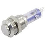 TruComponents 782633 Pushbutton ,Panel Mount,Off/(On),NO/NC,Solder