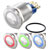 TruComponents 782644 Pushbutton ,Panel Mount,Off/On,SPST,Solder,IP65