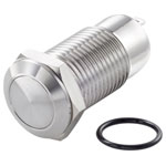 TRUCOMPONENTS 782649 Pushbutton ,Panel Mount,Off/On,SPST,Solder,IP40