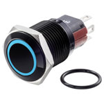 TRUCOMPONENTS 782659 Pushbutton ,Panel Mount,Off/On,NO/NC,Solder,IP65