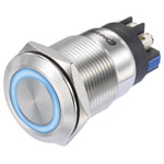 TruComponents 782668 Pushbutton ,Panel Mount,On/(On),NO/NC,Solder,IP40