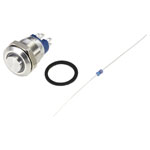 TruComponents 782673 Pushbutton ,Panel Mount,Off/(On),SPDT-NO,PushOn,IP67