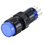 TruComponents 782697 Pushbutton ,Panel Mount,Off/On,NO/NC,Solder,IP40