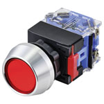 TruComponents 782698 Pushbutton ,Panel Mount,Off/(On),Scr/term,IP40