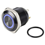 TRUCOMPONENTS 782712 Pushbutton ,Panel Mount,Off/(On),NO/NC,Solder,IP65