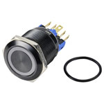 TruComponents 782718 Pushbutton ,Panel Mount,Off/On,SPST,Solder,IP65