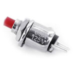TRUCOMPONENTS 782747 Pushbutton ,Panel Mount,Off/On,SPST,Solder