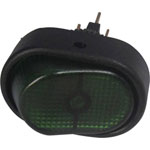 TruComponents 783033 Toggle Switch, Panel, SPST, Non-Illuminated, Solder