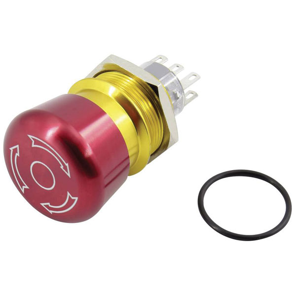 TruComponents 783061 Kill Switch, 2 CO, Non-Illuminated, IP65, 250...
