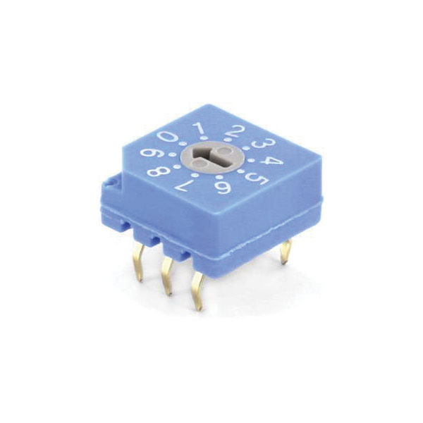 TruComponents 783108 Rotary Switch PCB Mount BCD Non-illum Screw IP40