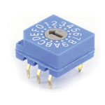 TruComponents 783109 Rotary Switch, Panel Mount, Hex, Non-Illuminated, IP40