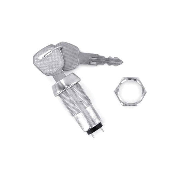 TruComponents 783119 Key Switch Panel Mount 1xOn/Off Non-Illum Sol...