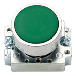 Europa Components RCAS-PBF3 Flush Button Switch Green
