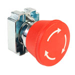 Techna RM2-BS54 Stop Button (Twist to Release)