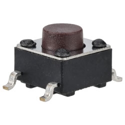 R-TECH 783816 SMT Tactile Switch 6 x 6mm Height 5.0mm 130gf