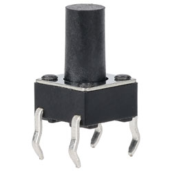 R-TECH 783863 Tactile Switch 6x6mm Height 9.5mm