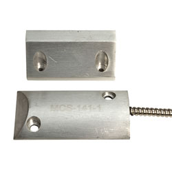 Comus MCS-141-1 Aluminium Short Metal Switch & Wedge Magnet Set with cable