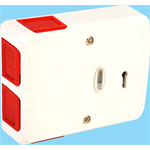 Comus G3PB005 4 Button Microswitch White Panic Button