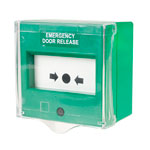 Comus CP54SGSC Resettable Green Emergency Door Release Point W/Cover