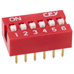 R-TECH 800024 DIL Switch 6-way 12-pin