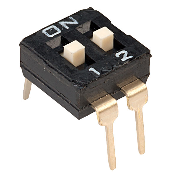  DI-02S 2 Way 4 Pin Lp DIL Switch