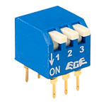 ECE EPG103A 3 Pole 6 Pin Piano DIL Switch