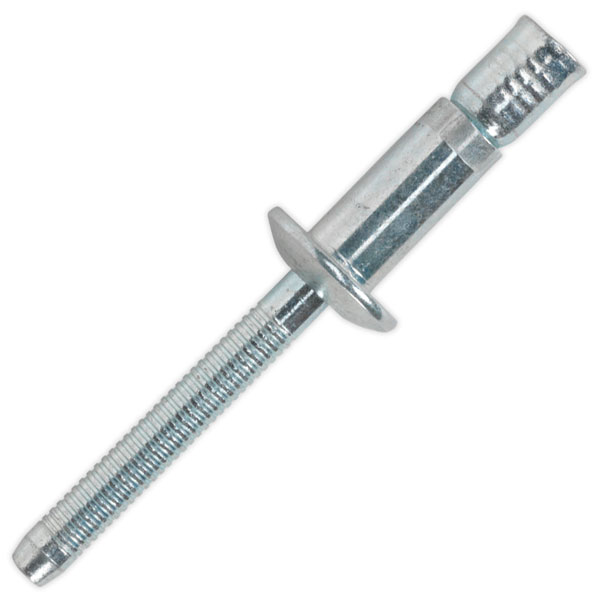 Sealey MB6323 Steel Structural Rivet Zinc Plated 6.3 x 23mm Pack of 100