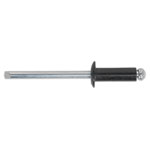 Sealey RAB4010S Aluminium Rivet Black Standard Flange 4 x 10mm Pack of 200