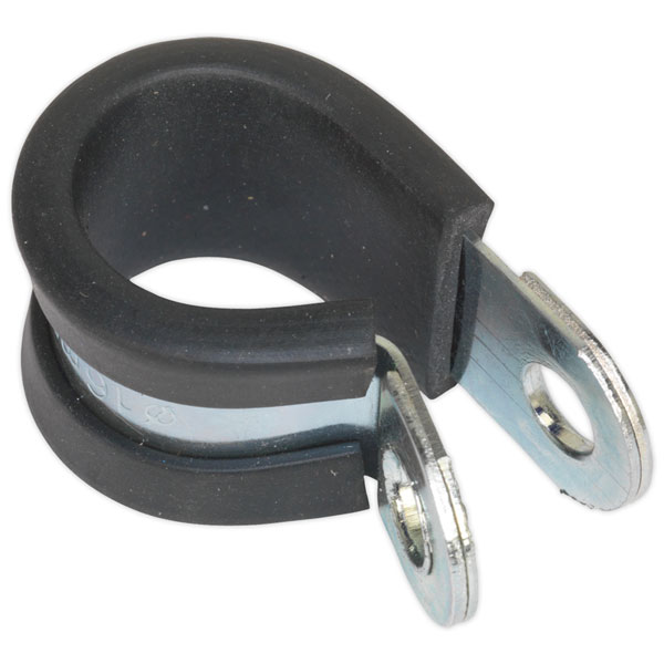 Sealey PCJ16 P-Clip Rubber Lined Ø16mm Pack of 25