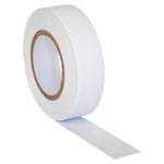 Sealey ITWHT10 PVC Insulating Tape 19mm x 20mtr White Pack of 10