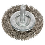 Sealey SFBS50 Flat Wire Brush Stainless Steel 50mm with 6mm Shaft