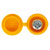 Sealey NPY50 Number Plate Screw & Flip Cap Ø4.2 x 19mm Yellow Pack of 50
