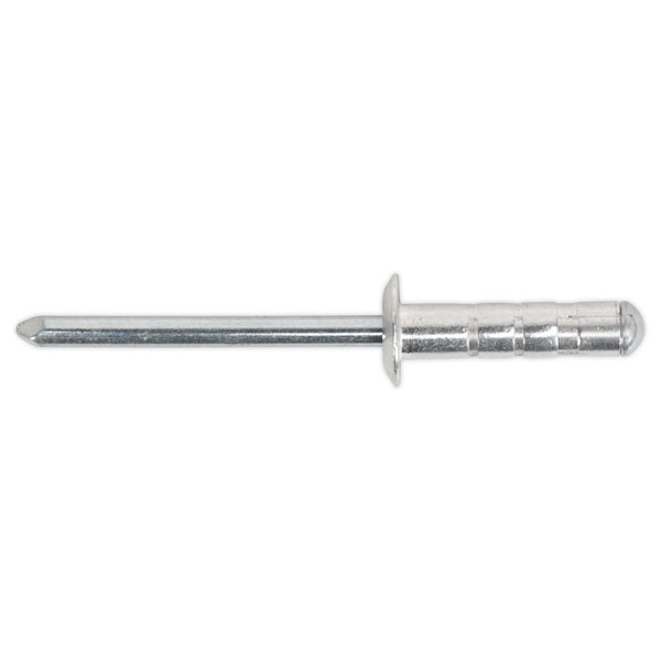 Sealey RM4012S5 Aluminium Multi-Grip Rivet Standard Flange 4 x 12mm Pack of 500