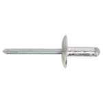 Sealey RM4827L Aluminium Multi-Grip Rivet Large Flange 4.8 x 27mm Pack of 100