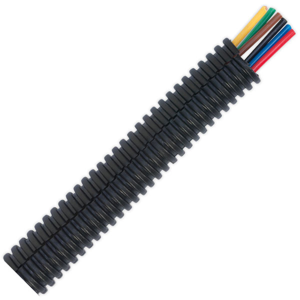 Sealey CTS1210 Convoluted Cable Sleeving Split Ø12-16mm 10m