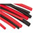 Sealey HST501BR Heat Shrink Tubing Assortment 180pc 50 & 100mm Black & Red