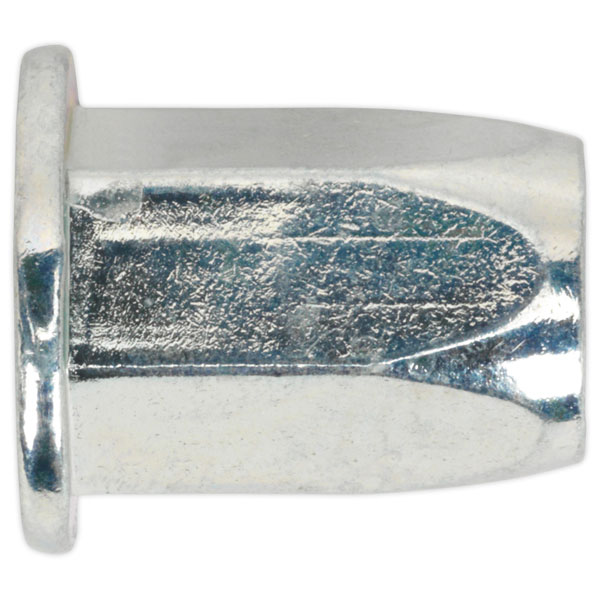 Sealey TIFHM5 Threaded Insert (Rivet Nut) M5 Full Hex Standard Flange Pack of 50