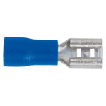Sealey BT19 Push-On Terminal 4.8mm Female Blue Pack of 100