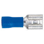 Sealey BT20 Push-On Terminal 6.3mm Female Blue Pack of 100