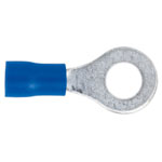 Sealey BT26 Easy-Entry Ring Terminal Ø6.4mm (1/4") Blue Pack of 100