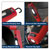 Sealey LED3602R Rechargeable 360° Inspection Light 7 SMD & 3W SMD LED Red Li-on