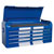 Sealey AP41104BWS Topchest 4 Drawer Wide Retro Style - Blue with White Stripes