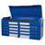 Sealey AP41104BWS Topchest 4 Drawer Wide Retro Style - Blue with White Stripes