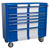 Sealey AP41206BWS Rollcab 6 Drawer Wide Retro Style - Blue with White Stripes